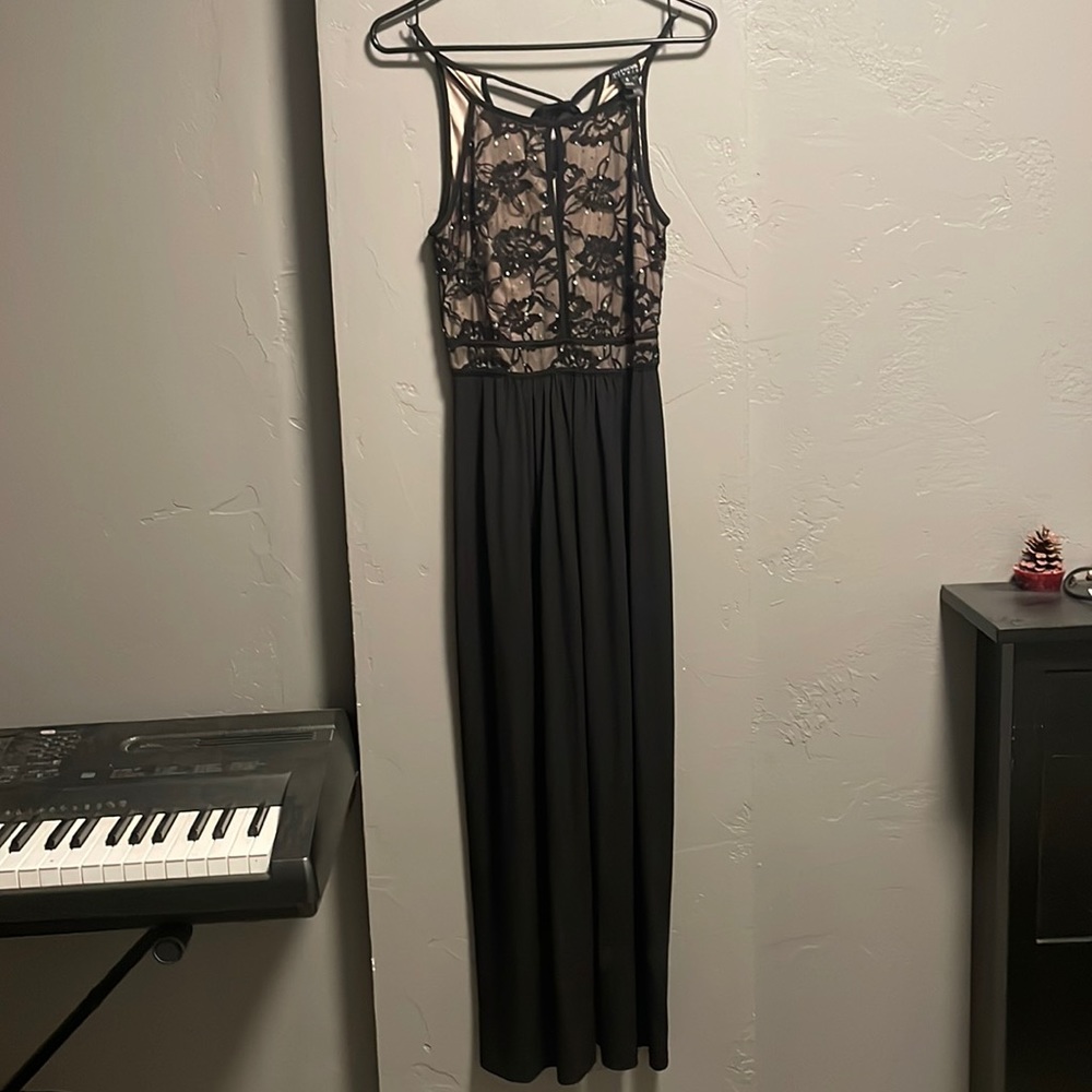 Black & Floral laced dress
